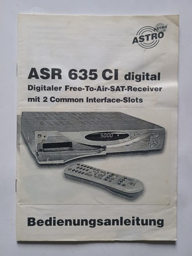 Manuale istruzioni astro - manuale,